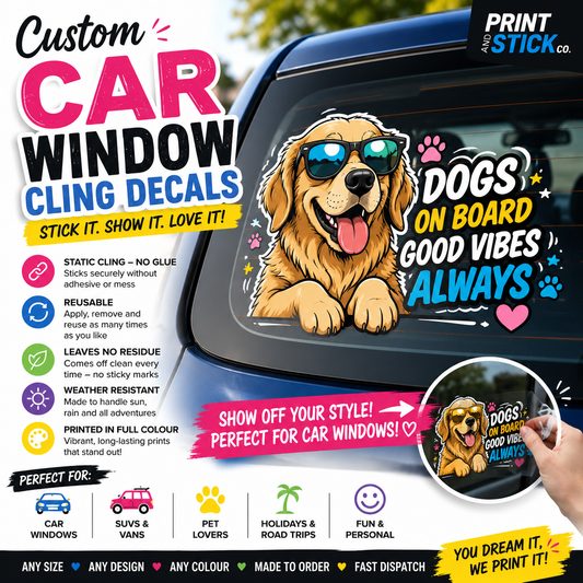 Custom Window Cling Decal