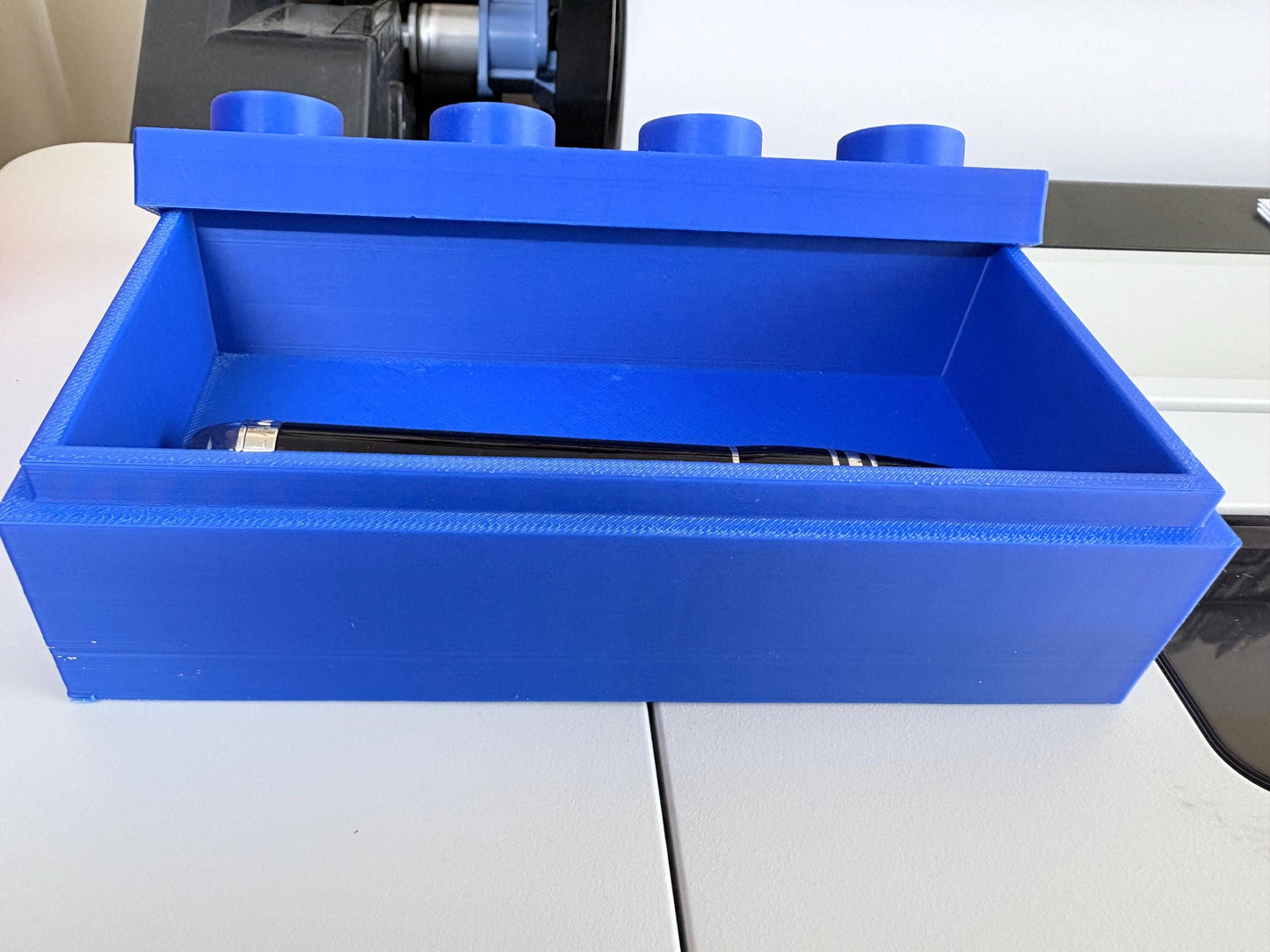 Stackable LEGO-Inspired Storage Box – 3D Printed Desk Organiser | Gift for LEGO Fans | Fun Home Décor