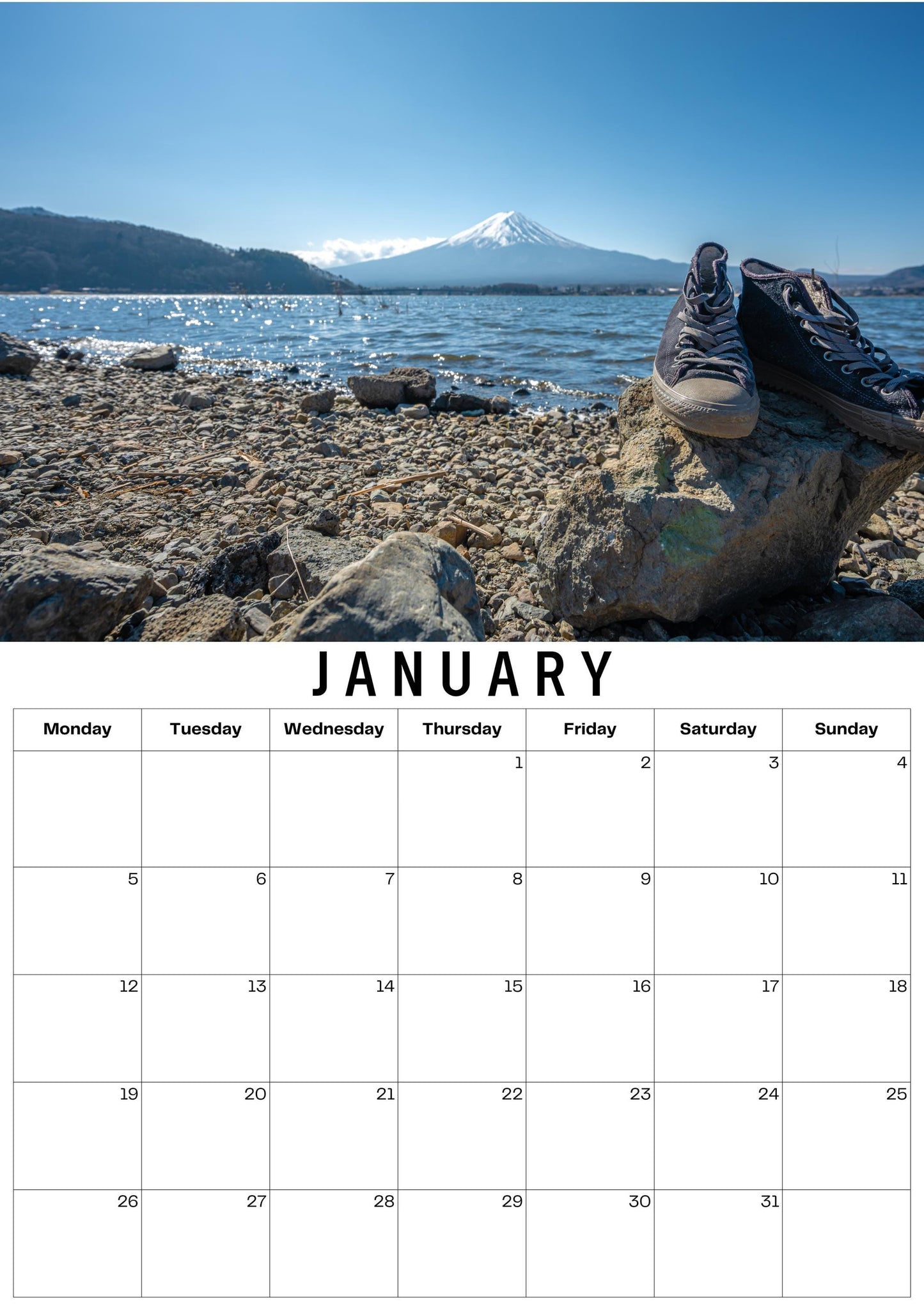 Custom Photo Calendar: Personalised Keepsake Gift