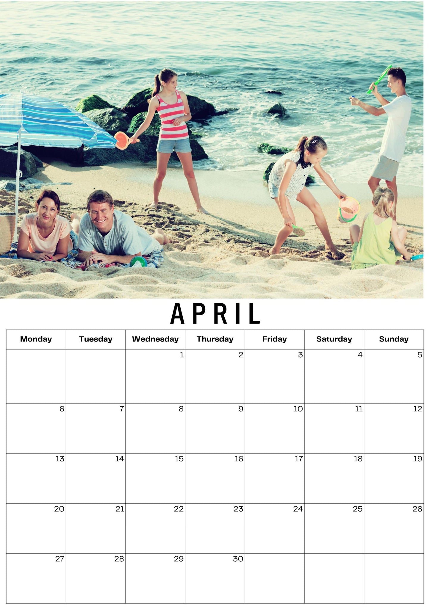 Custom Photo Calendar: Personalised Keepsake Gift