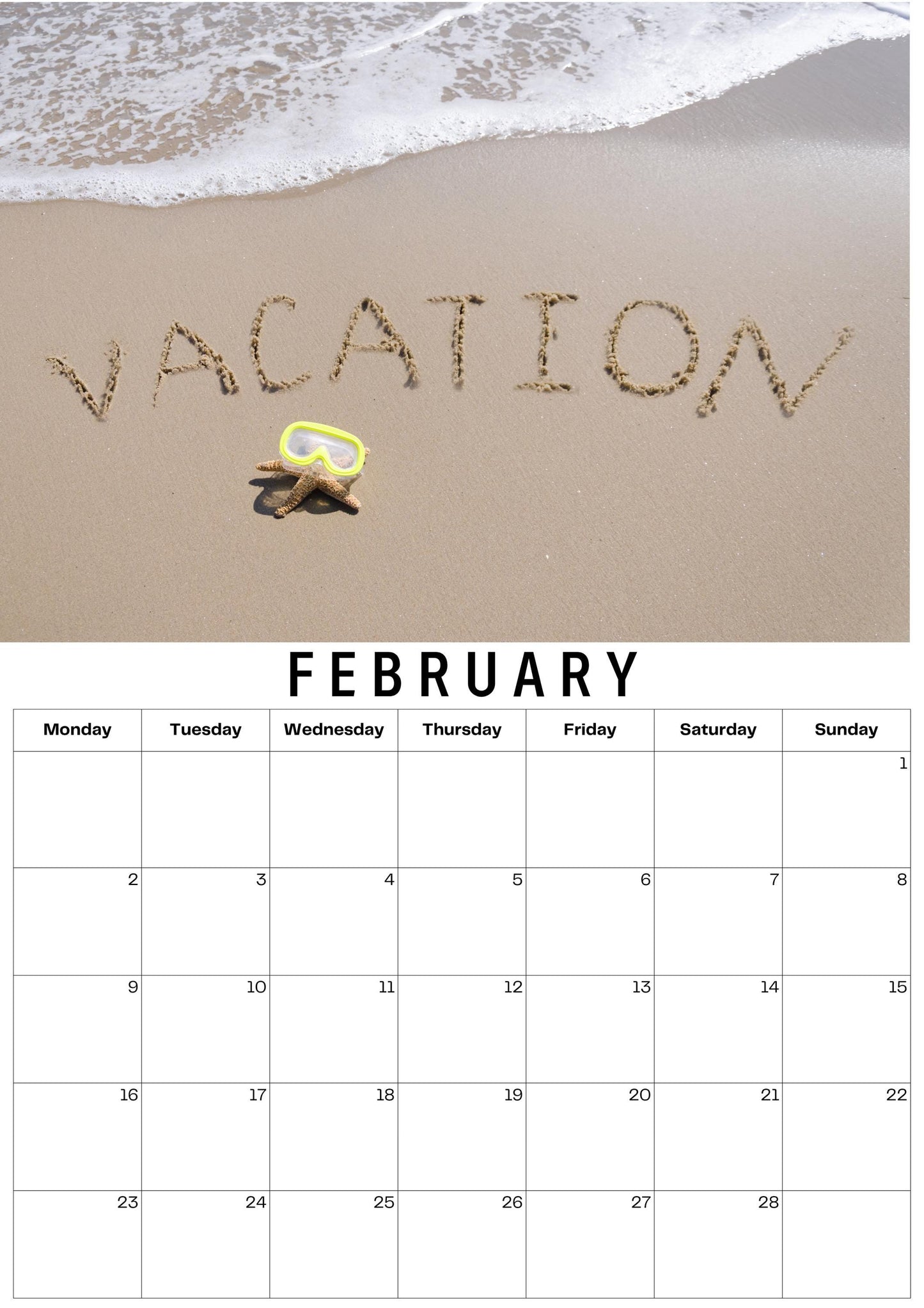 Custom Photo Calendar: Personalised Keepsake Gift