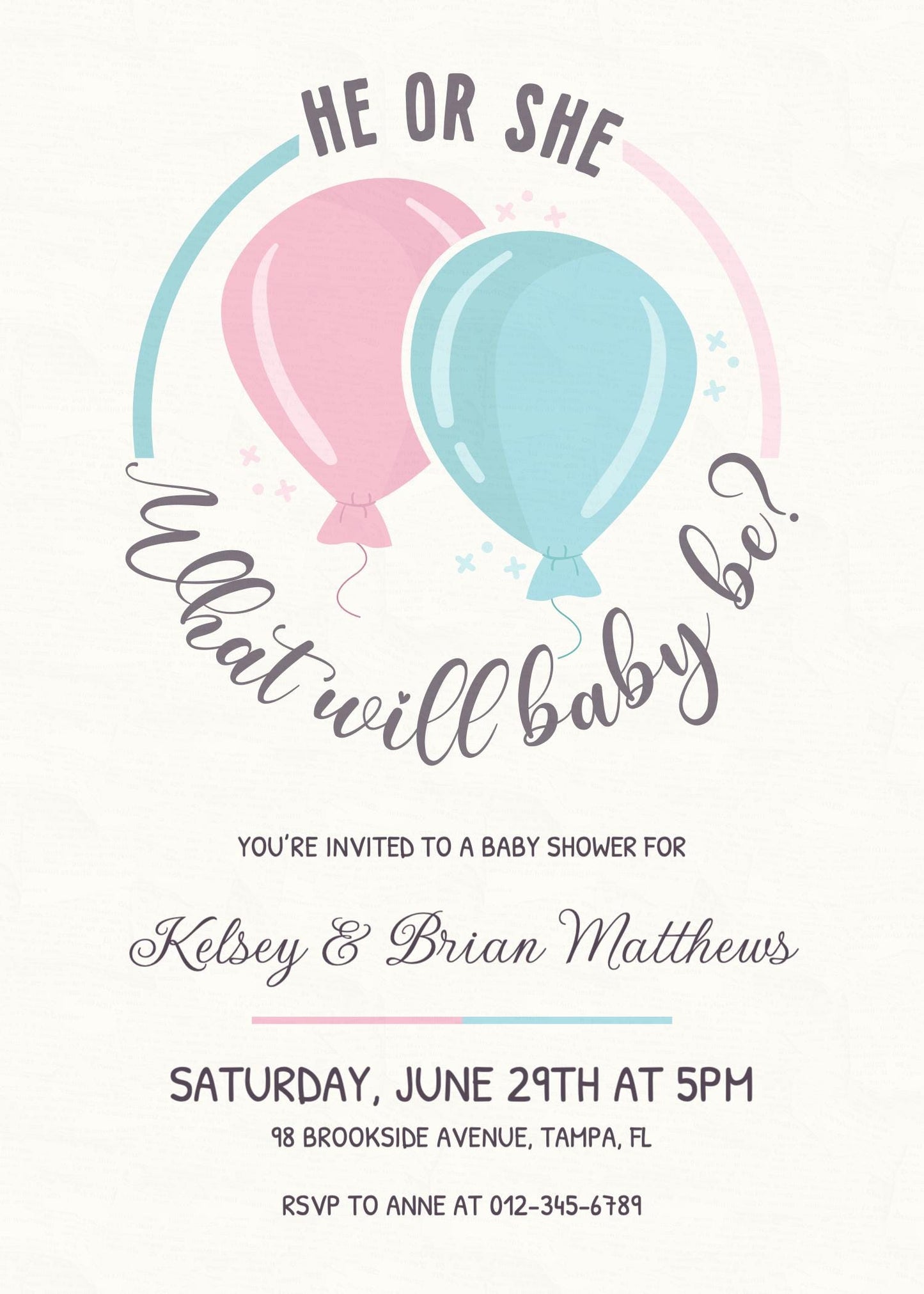 Gender reveal Poster Printing A0 A1 A2 A3 A4