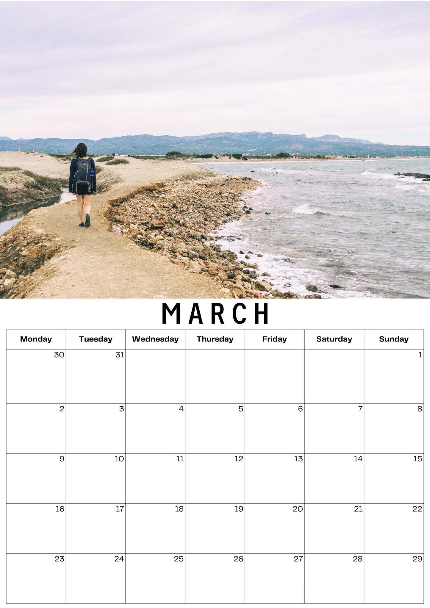 Custom Photo Calendar: Personalised Keepsake Gift