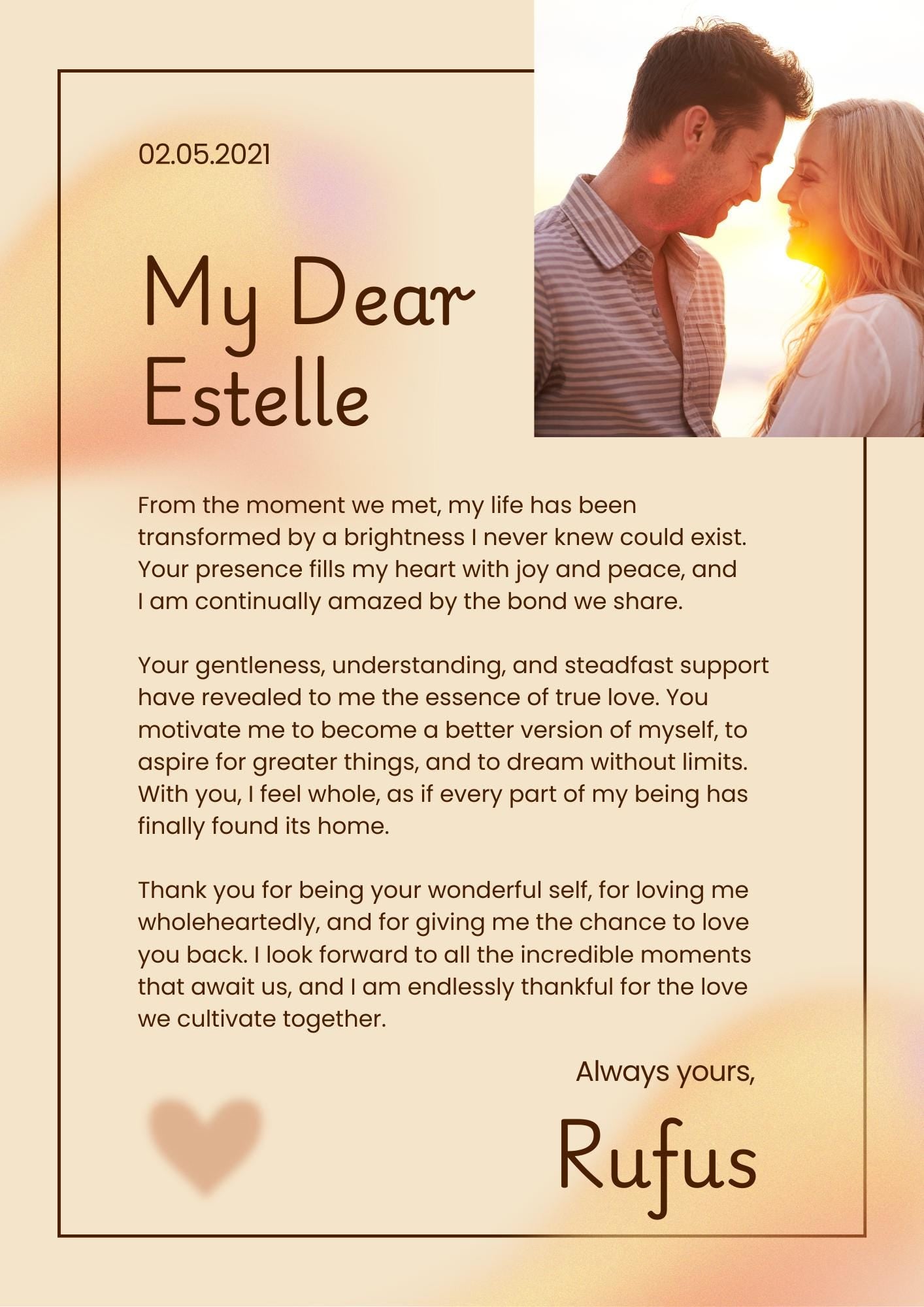 Personalised anniversary Poster: Custom Love Gift