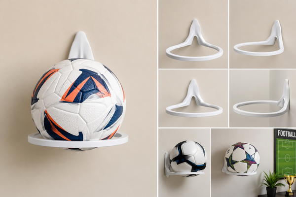 Jess Football Display Ring – Wall Mounted 3D Printed Holder