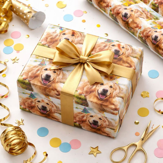 Personalised Photo Wrapping Paper – Custom designs