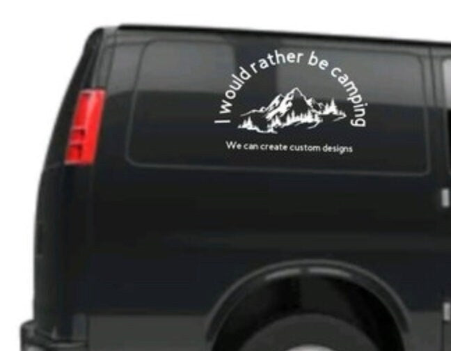 Personalised Sticker for Caravan, Motorhome, Campervan, motorhome decal