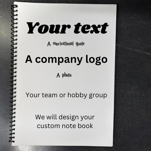 Custom design notebook