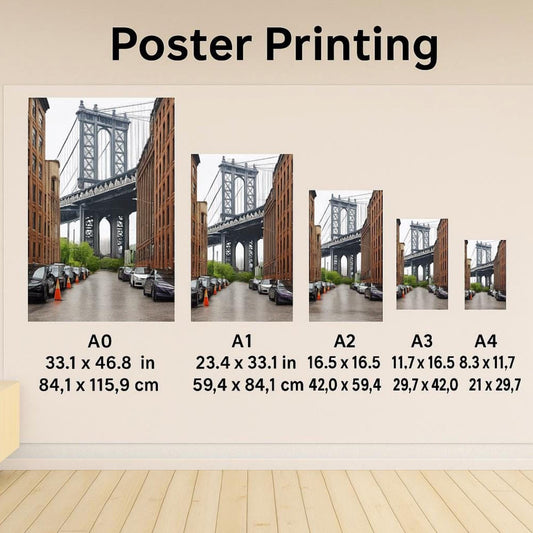 Custom Poster Printing A0–A4 | Personalised Art Prints UK