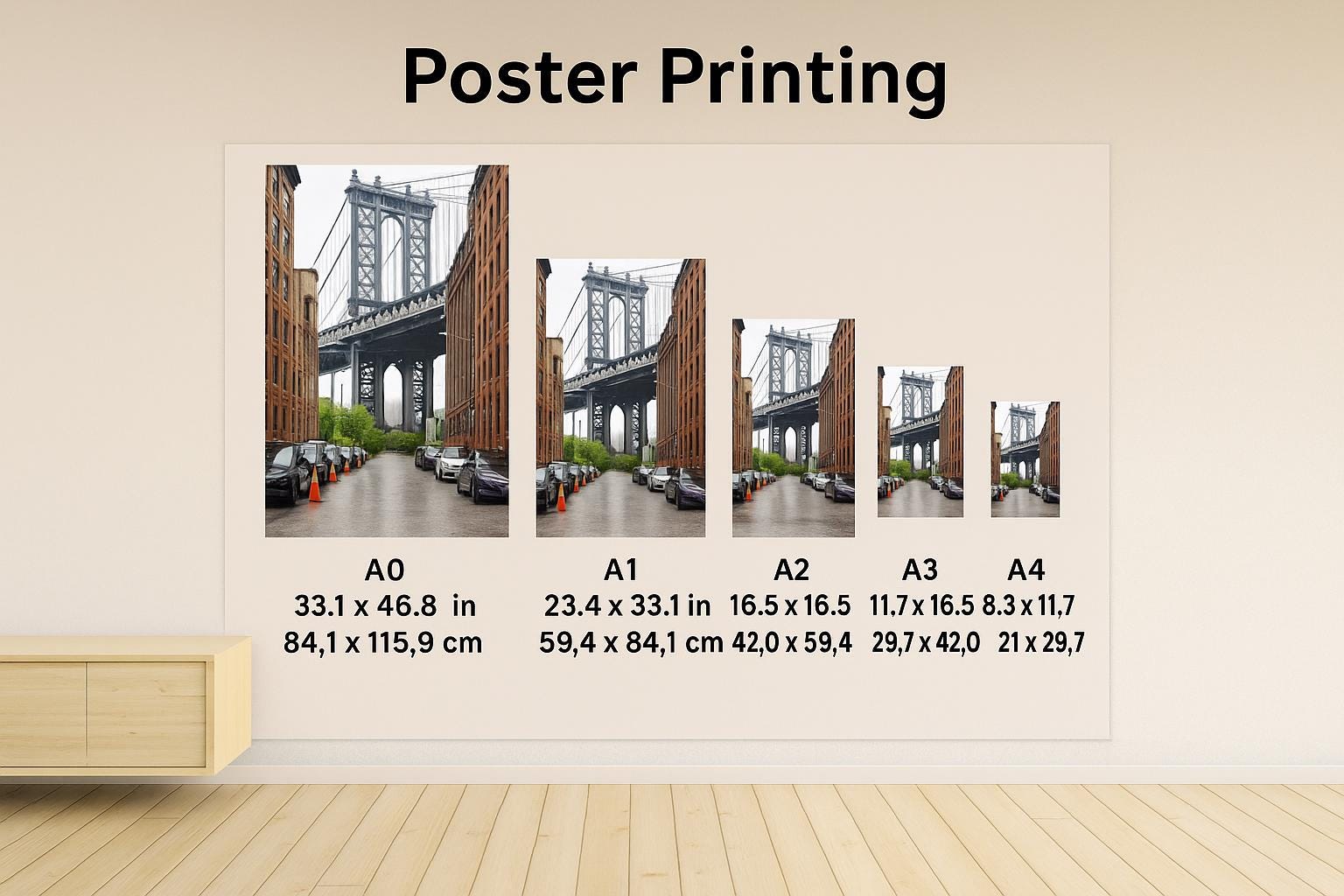 Custom Poster Printing A0–A4 | Personalised Art Prints UK