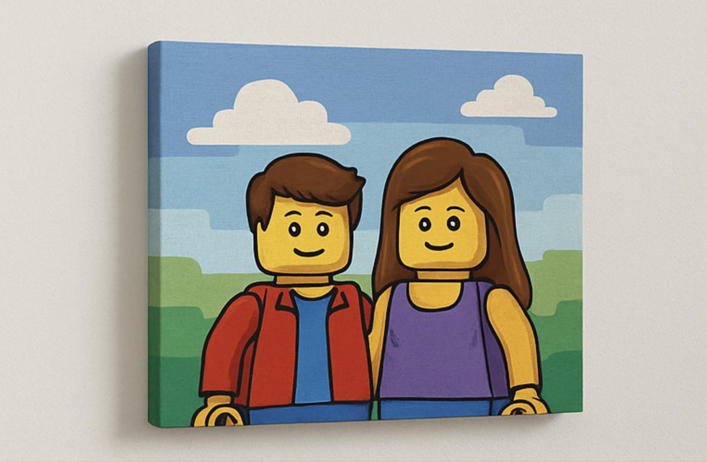 Custom LEGO®-Inspired Portrait – Turn Your Photo into Fun, Colorful Brick Art
