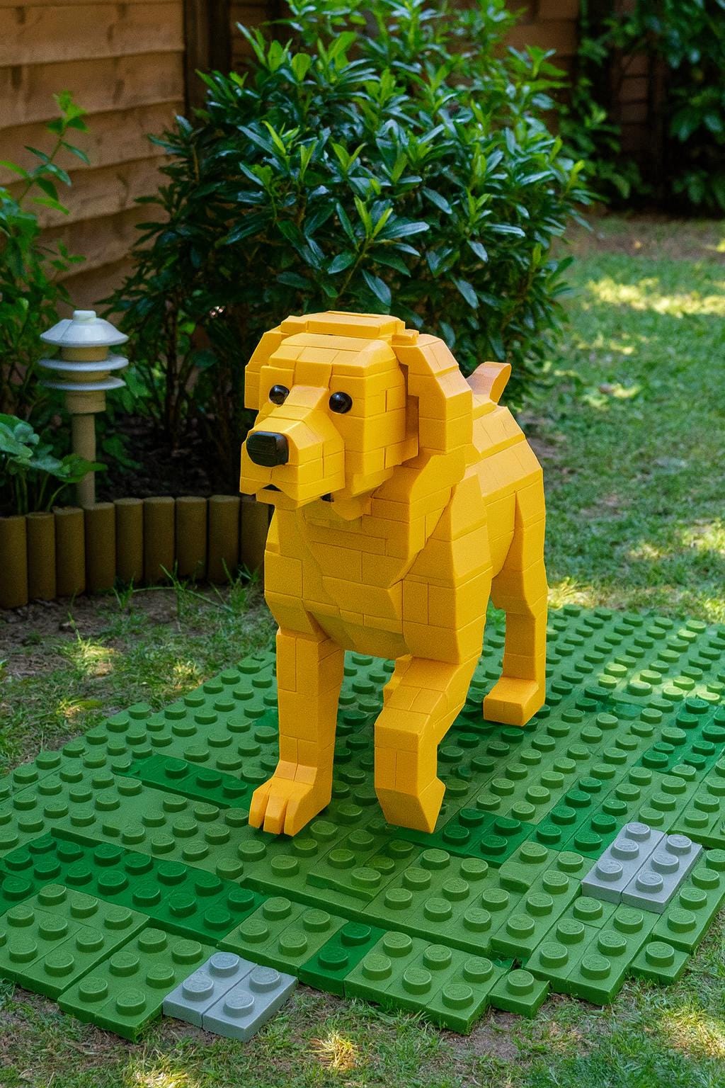 Custom LEGO®-Inspired Portrait – Turn Your Photo into Fun, Colorful Brick Art