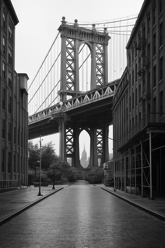 Empire State Building Print – DUMBO Manhattan Bridge View