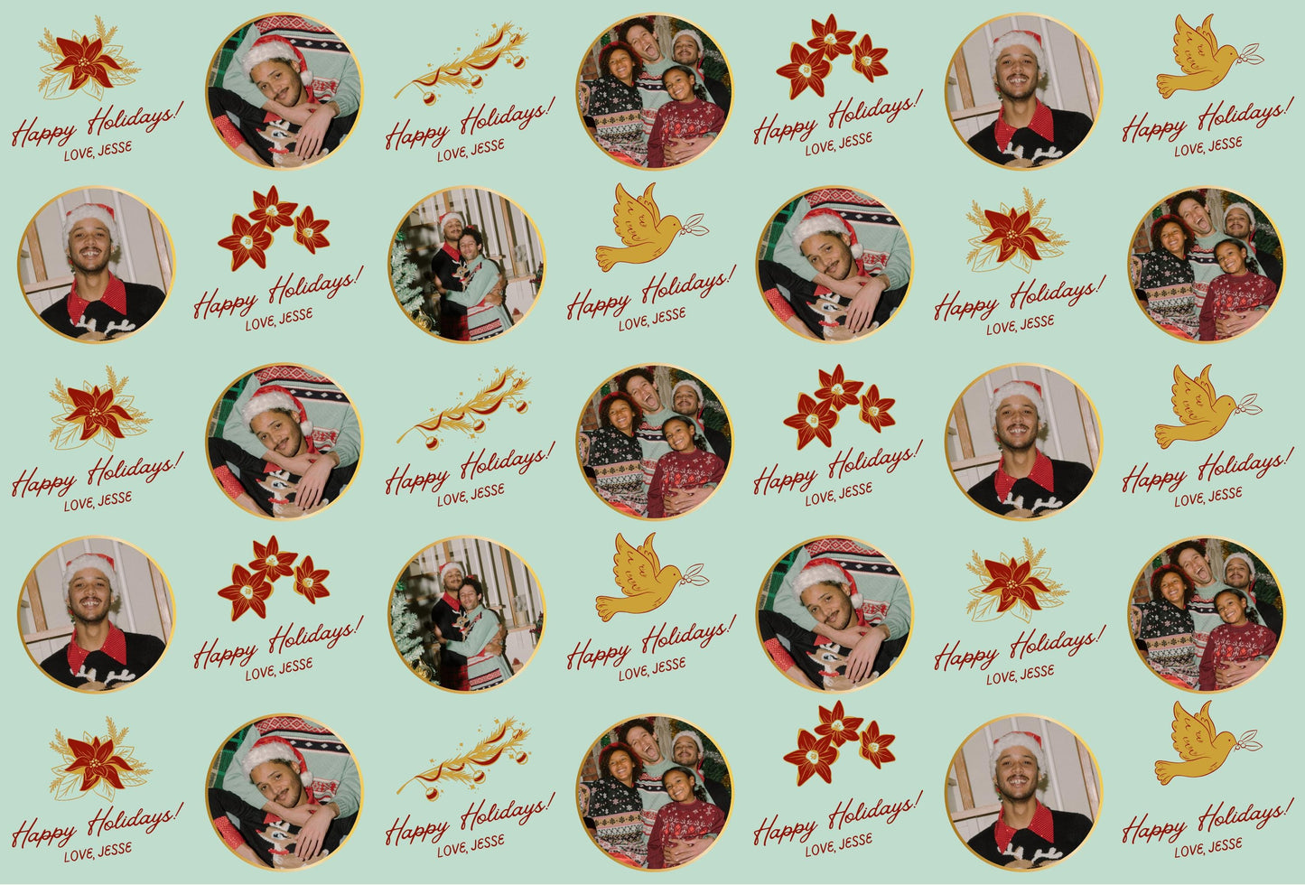 Personalised Photo Wrapping Paper – Custom designs