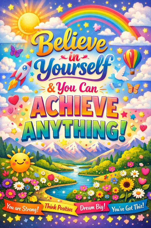 Personalised Positive Affirmation Wall Art