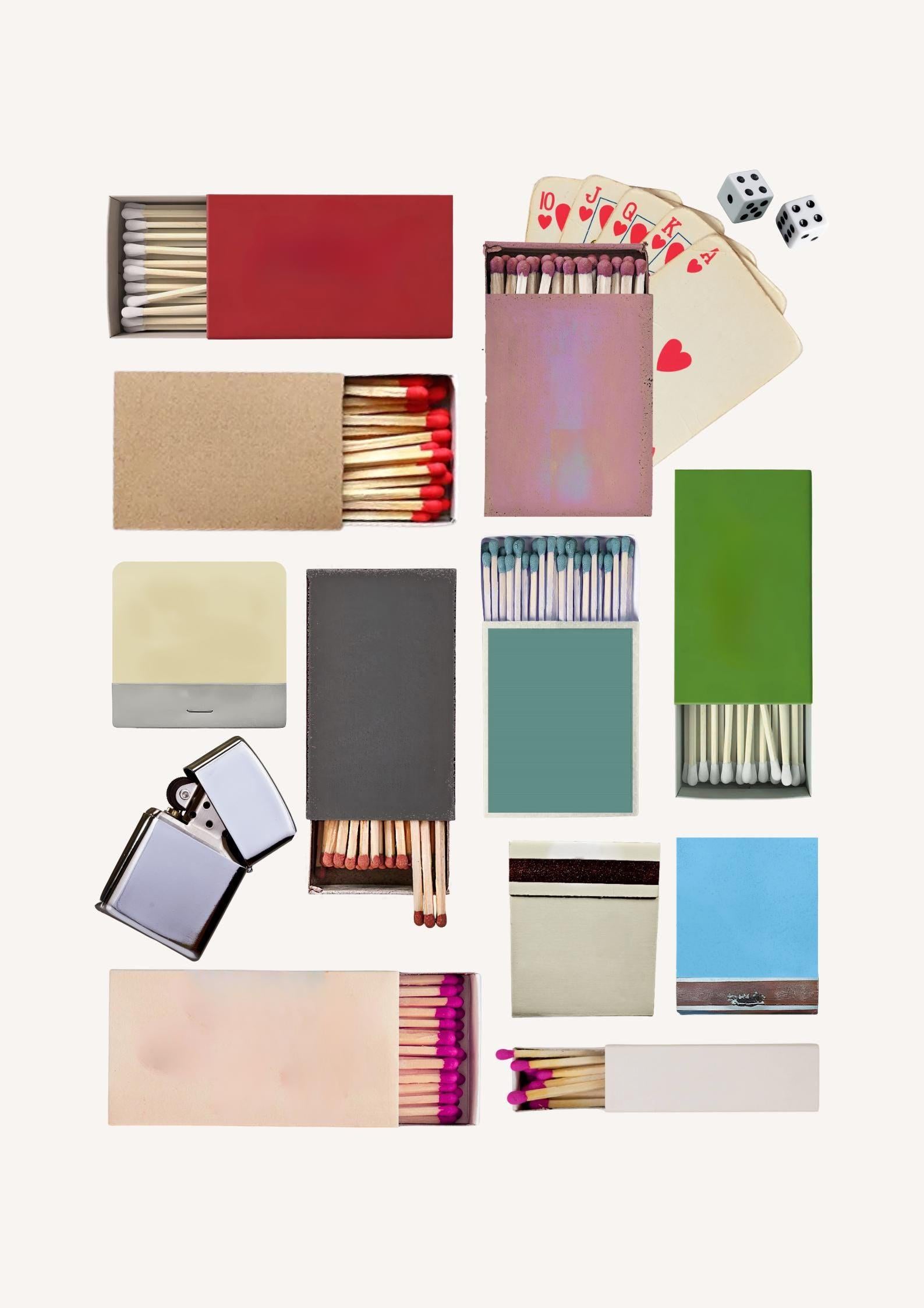 Personalised Matchbook Art Print | Custom Matchbook Style Poster | A4 A3 A2 A1 | Modern Wall Art