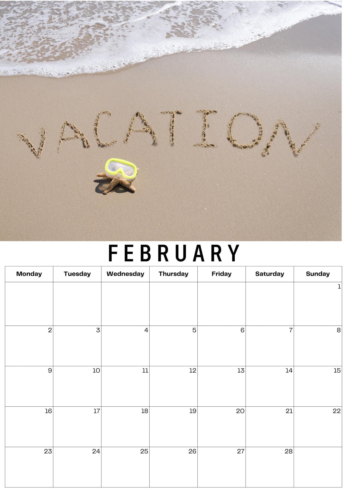 Custom Photo Calendar: Personalised Keepsake Gift