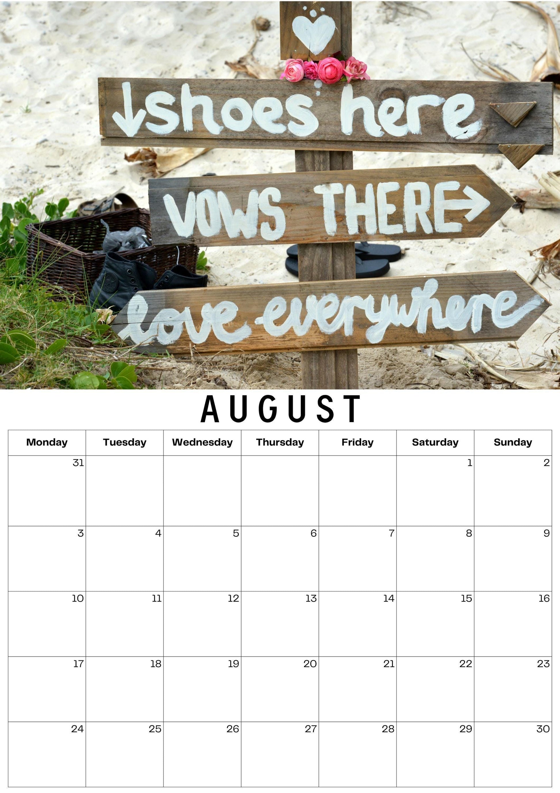 Custom Photo Calendar: Personalised Keepsake Gift