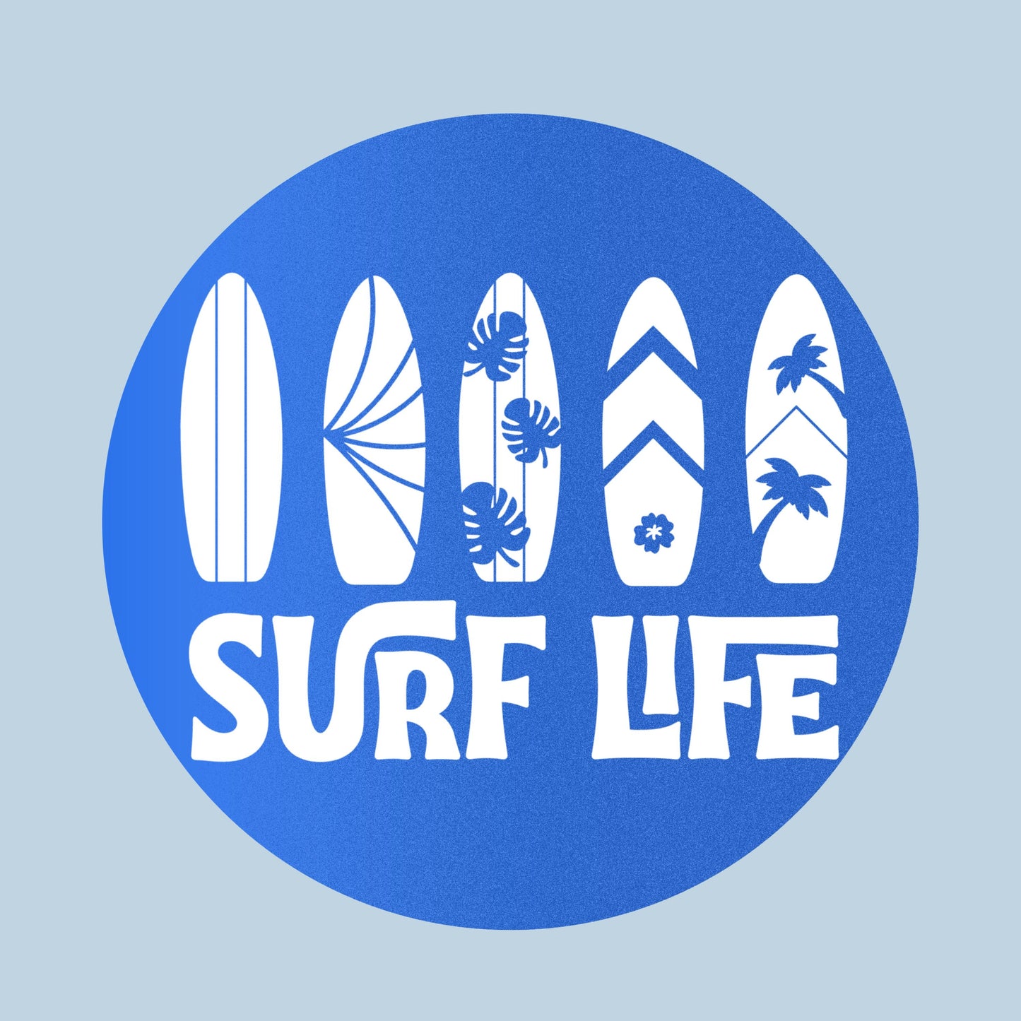 Surf Life Camper Van Decal – Custom Vinyl Sticker